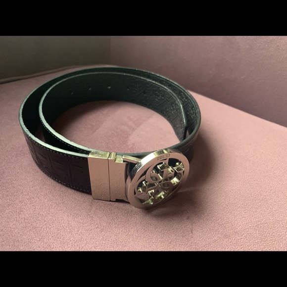 Brand new Beautiful designer black belt by guess